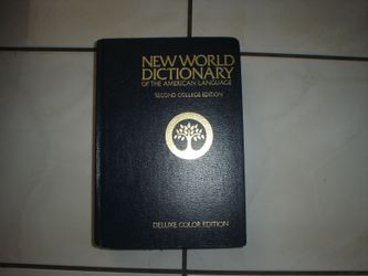 Webster's New World Dictionary of the American Language 2nd College Edition