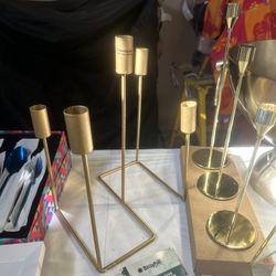 Gold Candle Holders 