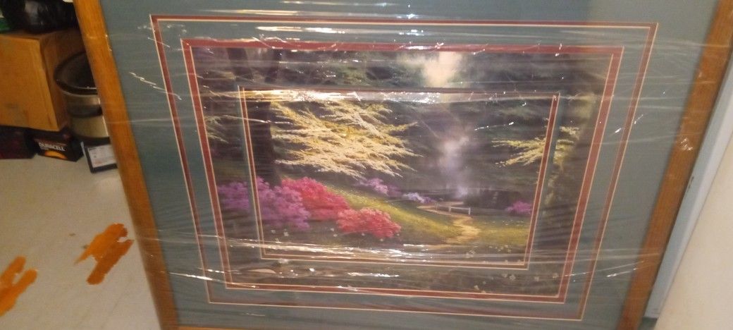 Gorgeous Painting 36x40 In New York Dogwood Trail A N T A N A C C I C C O