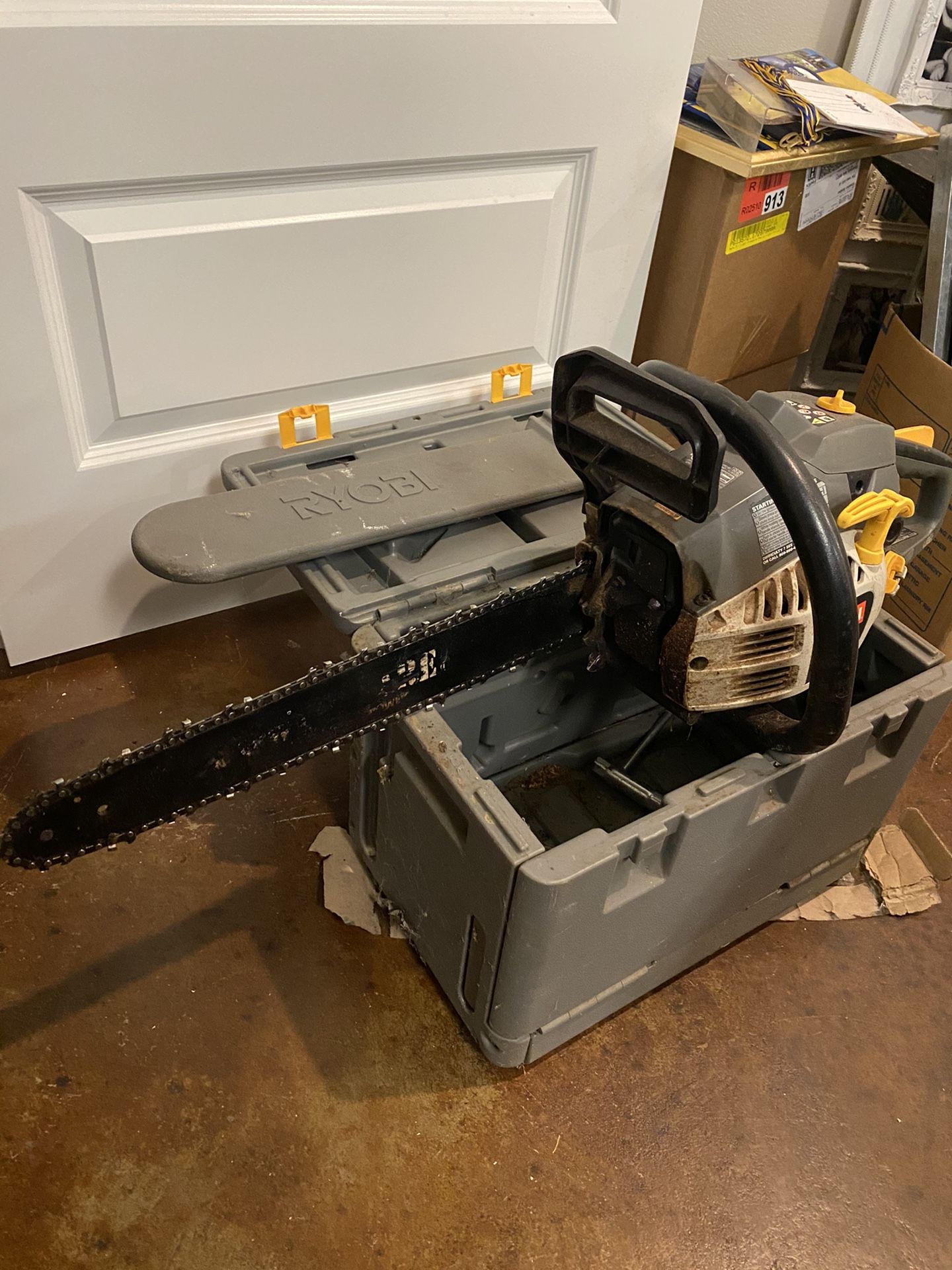 Ryobi chain saw