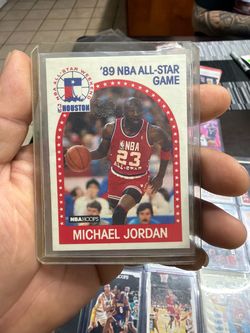 1989 NBA Hoops Michael Jordan All-Star Card