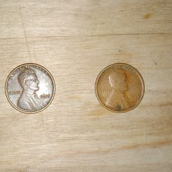  Old Wheat Pennies 
