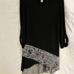 Joseph Ribkoff Top Snakeskin  Hemline Size 12
