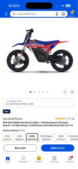 RFN E- dirt bike