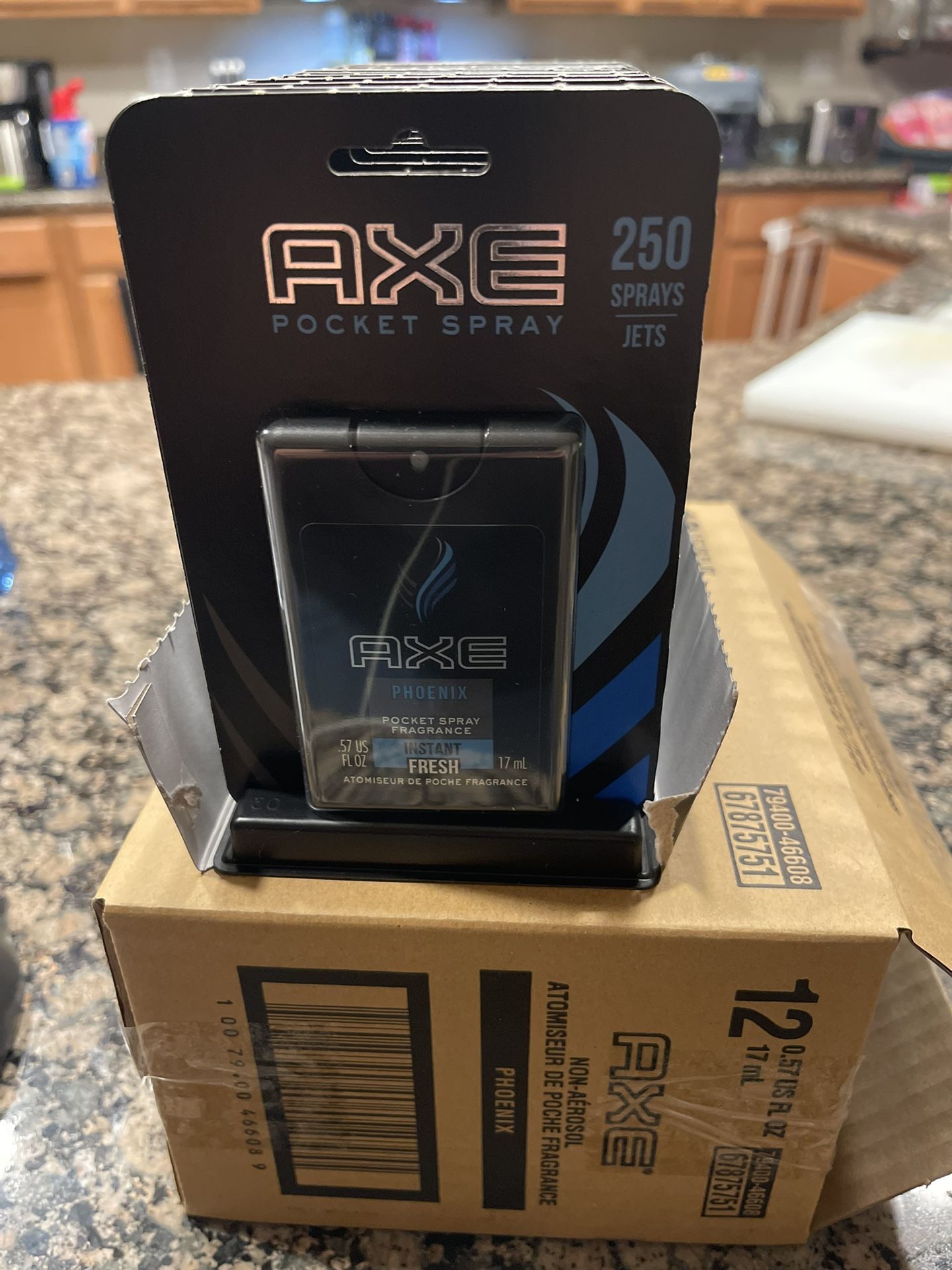 Axe Phoenix Pocket Spray Fragrance Men's 0.57oz, Travel Size