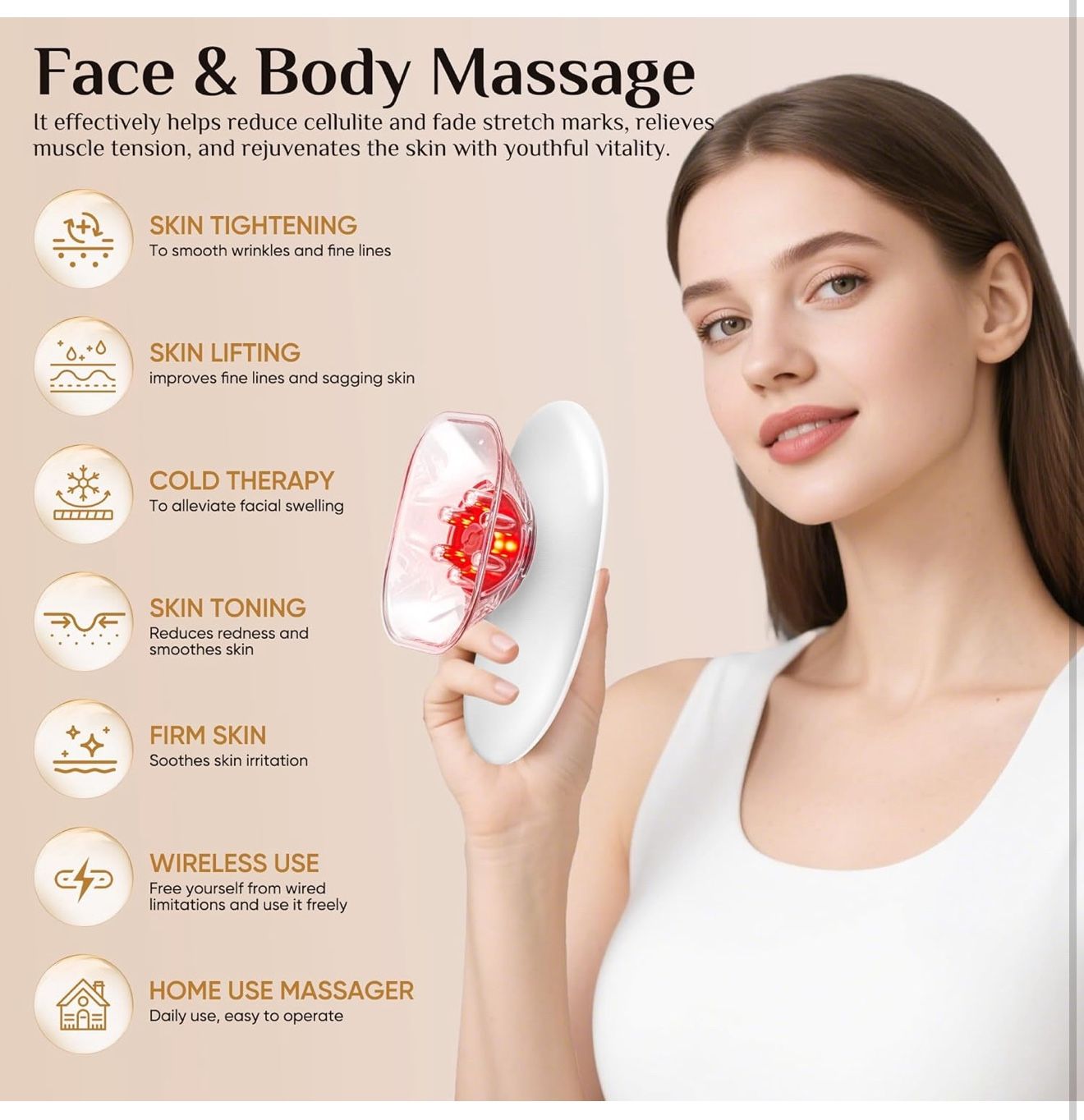 New box 3-in-1 Body Sculptor Sculpting Massager for Stomach, Arms, Legs, Face