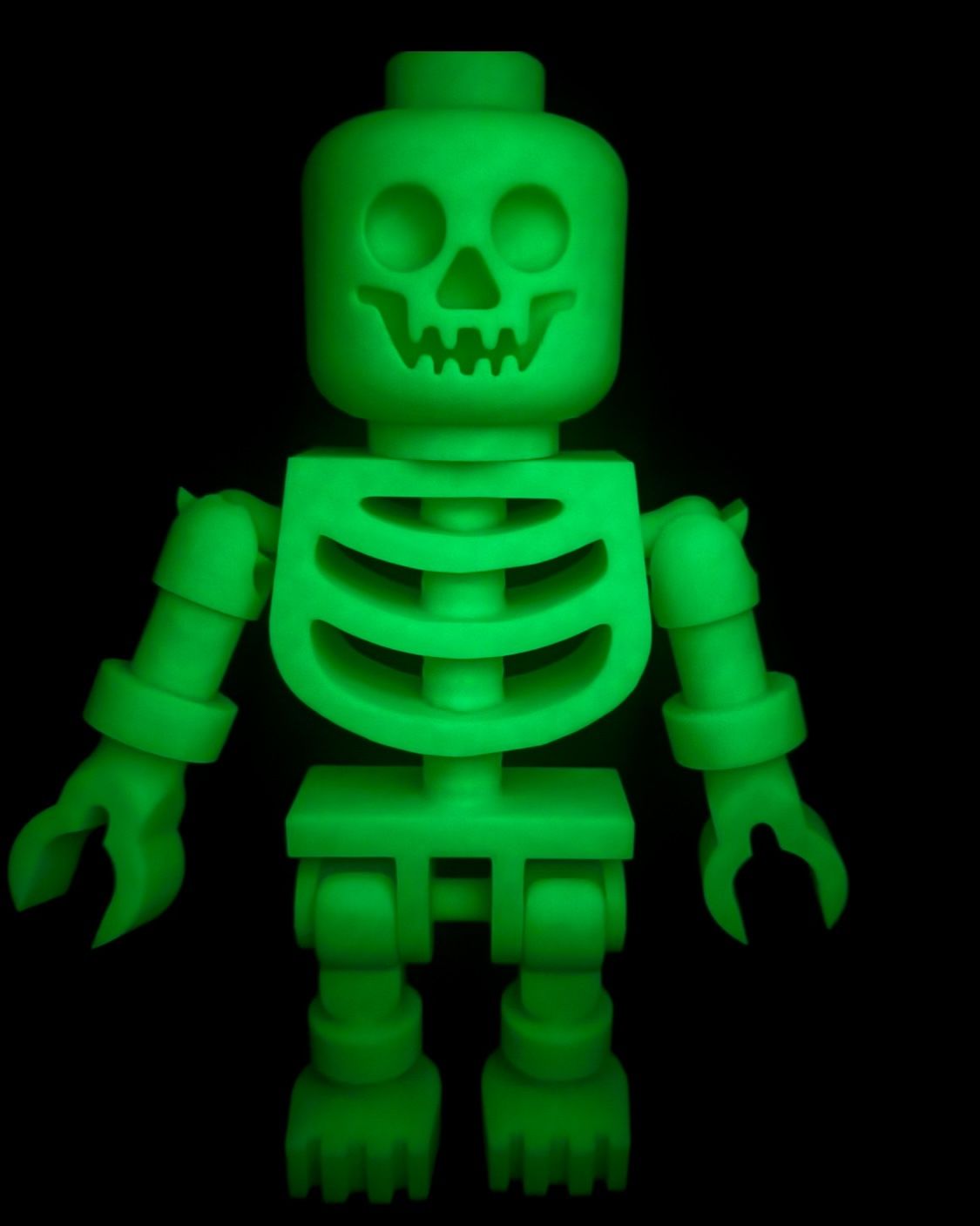 13 Inch Lego Brick Skeleton (glows in the dark)