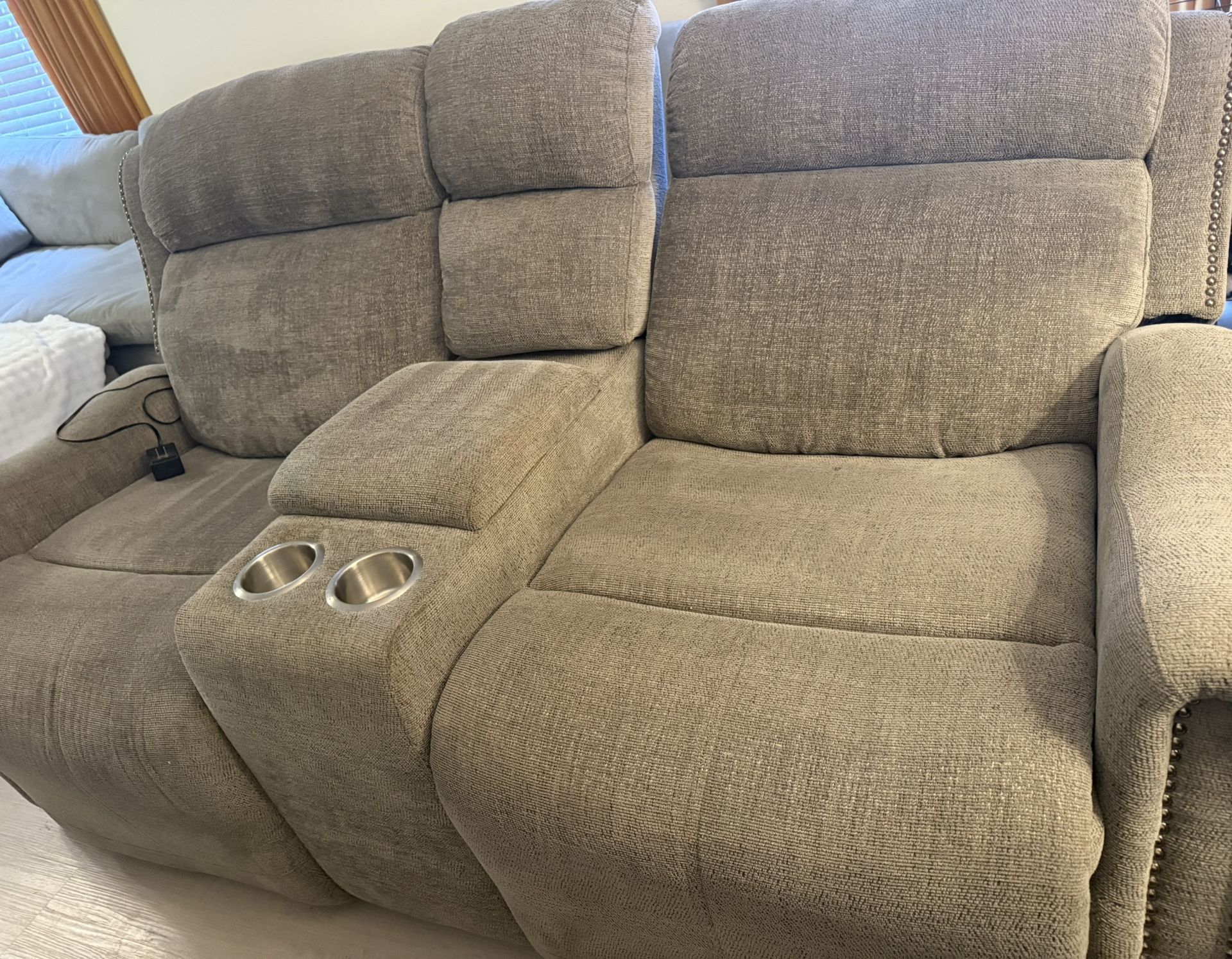 Gray Reclined Sofas