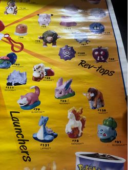 Burger King Pokemon Poster