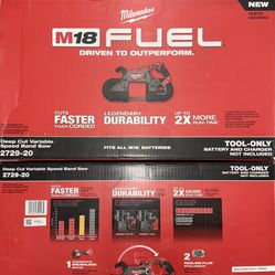 Milwaukee M18 Fuel Deep Cut Bandsaw. Tool Only. Model #2729-20