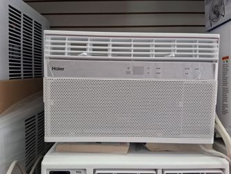 8000btu windows AC by Haier Smart WiFi.  Complete Set new with warranty.