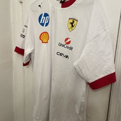 UNRELEASED Scuderia Ferrari F1 PUMA Miami Oversized Drivers Replica Tee Large L