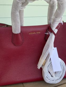 Michael Kors, Mercer Collection, Cherry, LRG Conv Tote