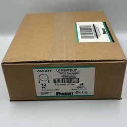 Box of 10 New Panduit UTPSP7BUY Patch Cords Blue 7FT