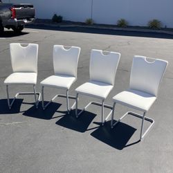 $75.00 Set Of 4!!! New PU Leather Cushion Modern Dining chairs
