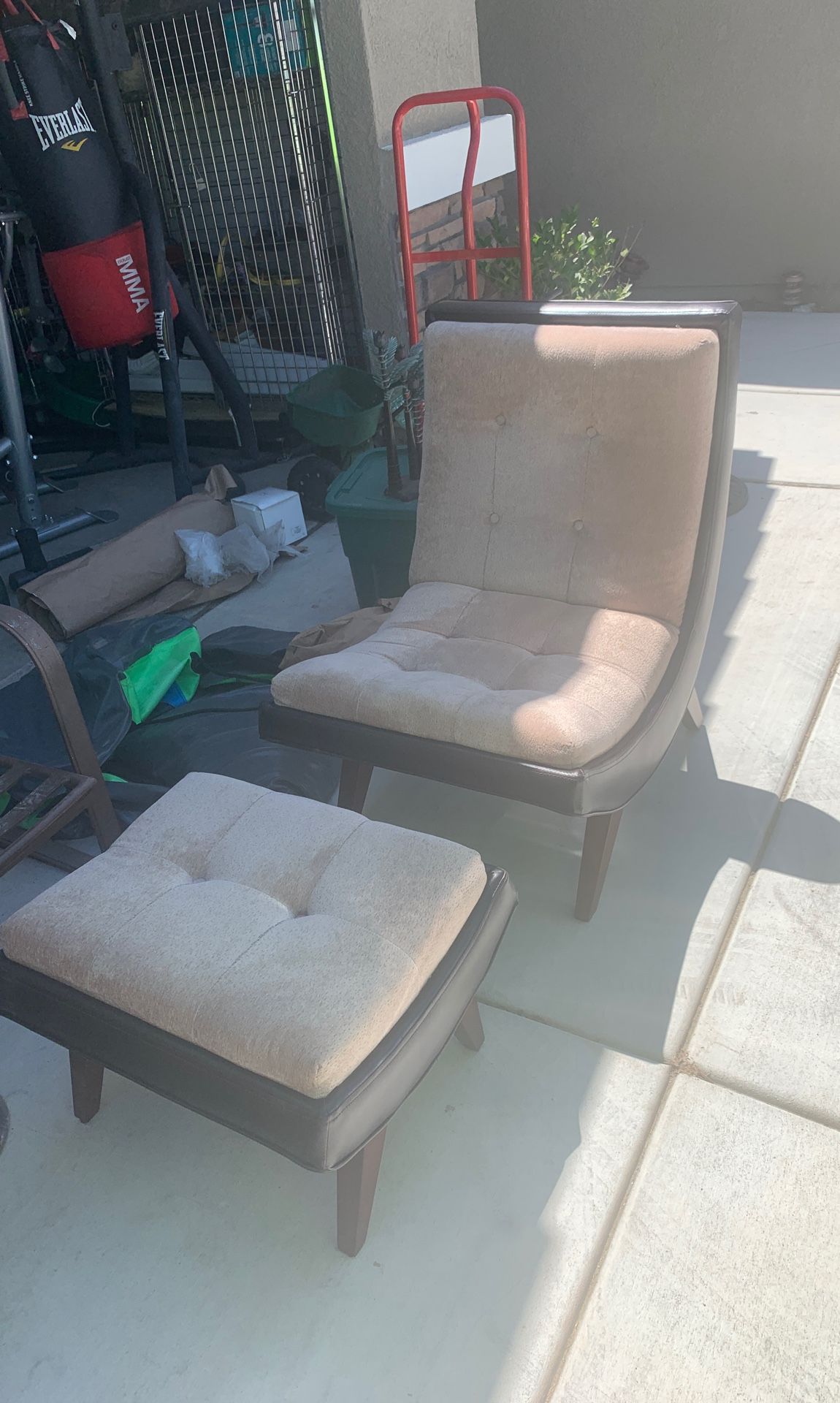 Nice Chair and ottoman $100