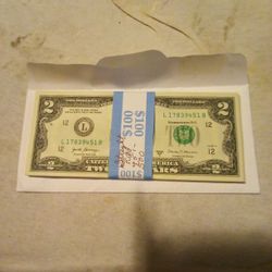 Fifty Two Dollar Bills Stright Run