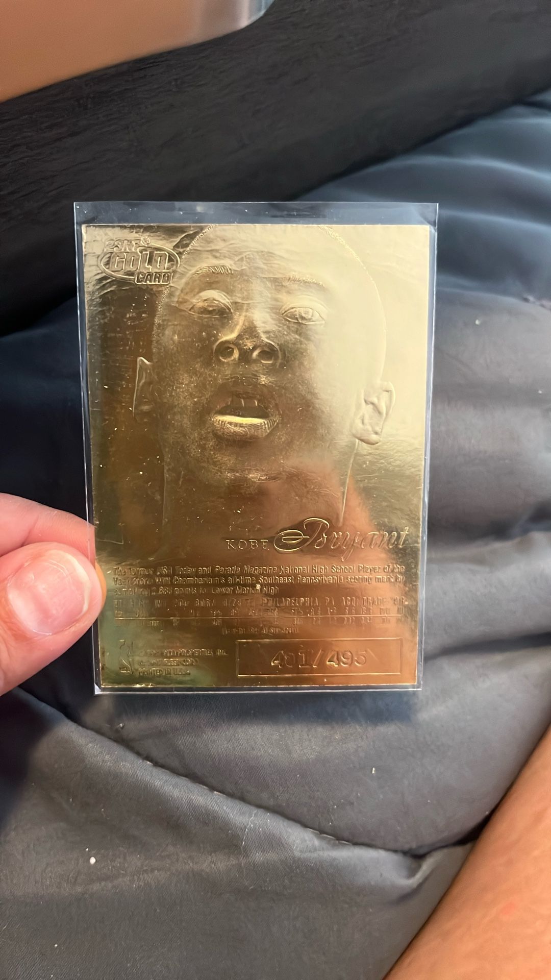 1997 23kt Gold Kobe Bryant Card