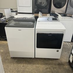 Used Whirlpool Washer And Maytag Gas dryer(working) Heavy Duty ( Free Installation) with Warranty 