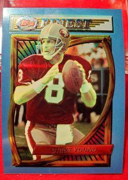 Steve Young Topps Finest Card