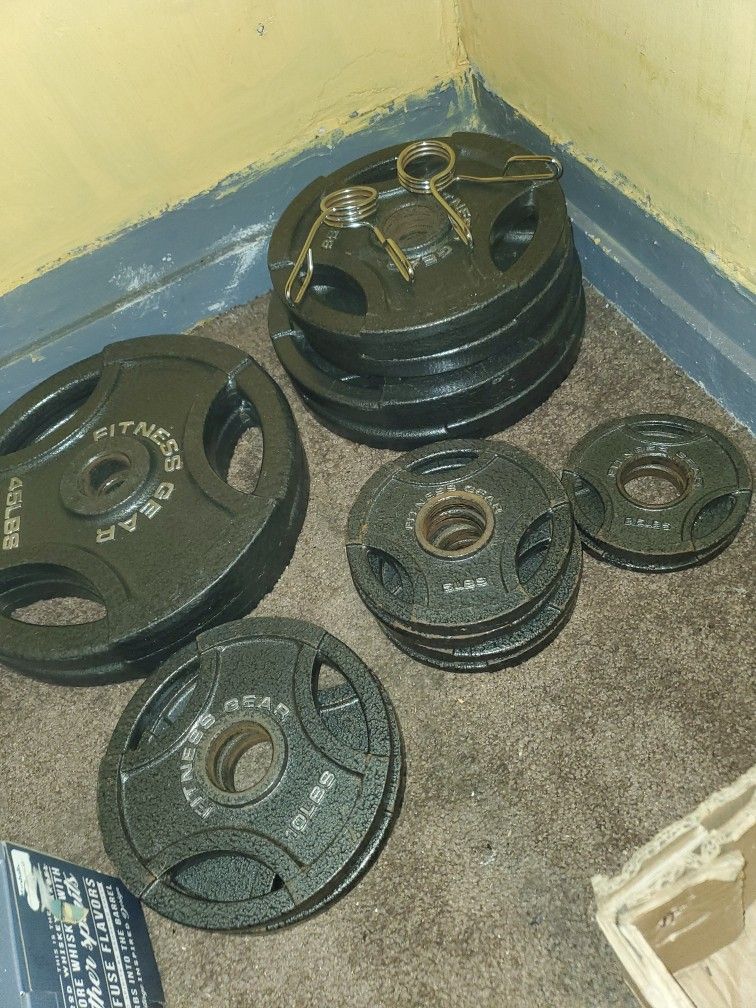 300lb Olympic Barbell Set
