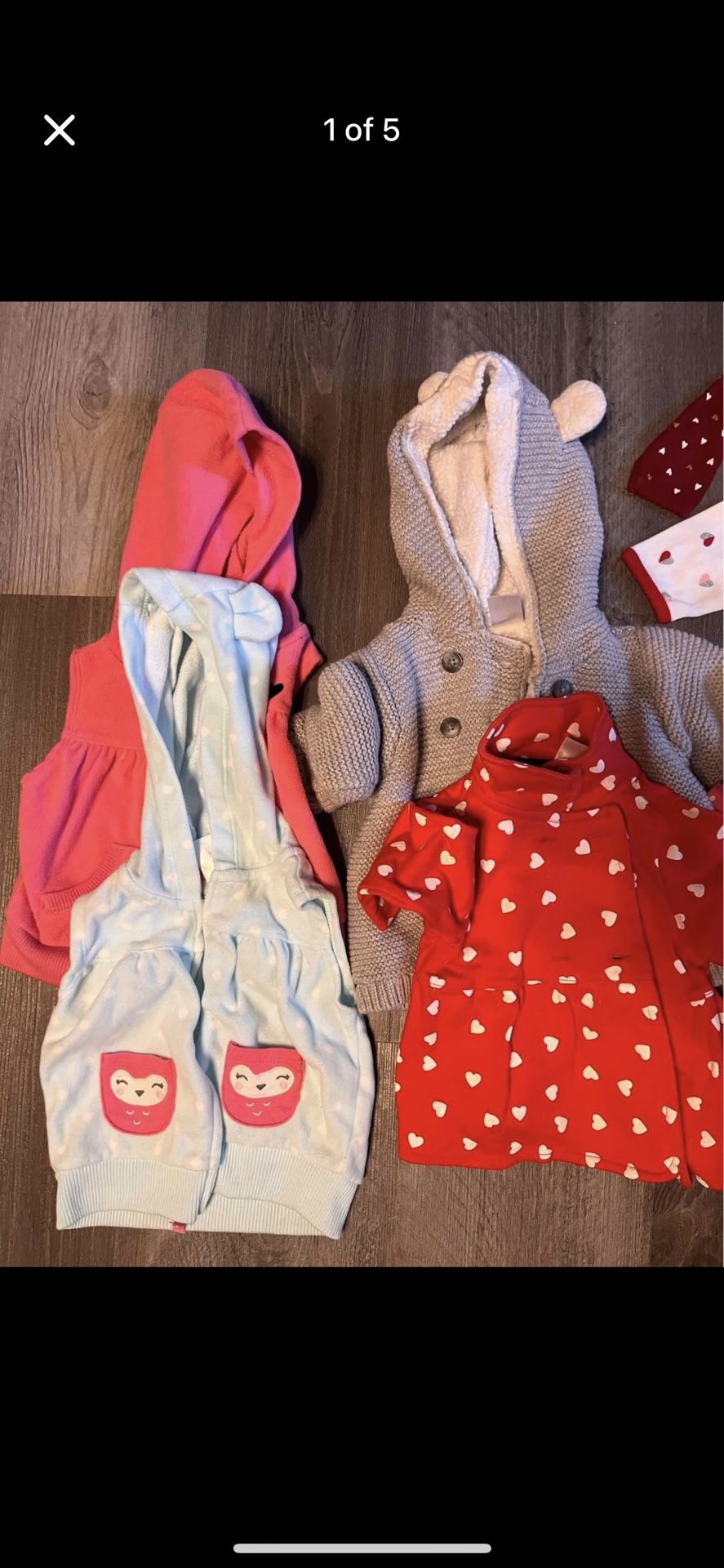 Baby Girl Winter Clothes: Size 6 Months