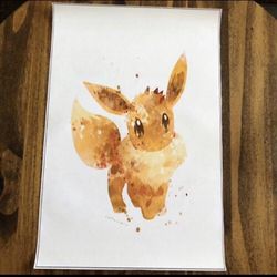 Pokemon Eevee Canvas Art Print