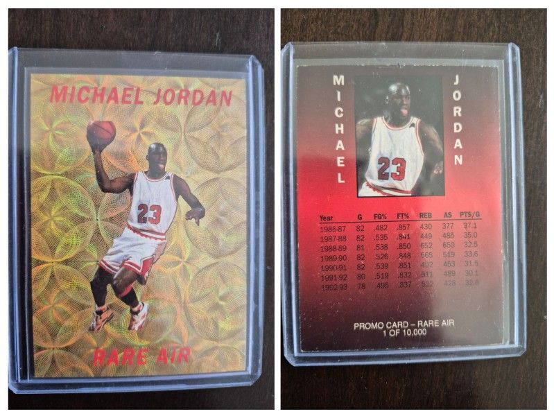 Michael Jordan Rare Air Trading Cards - www.ice4pros.com.br