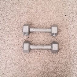 Cast Iron Hex Dumbbell Pair