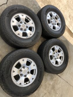Toyota Tacoma rims and tires