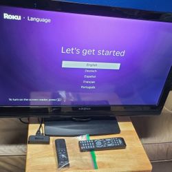 32" Insignia With Remote And Roku 