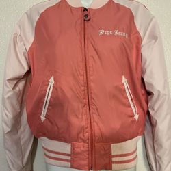 Pepe jeans Pink Embroidered Dragons Jacket 