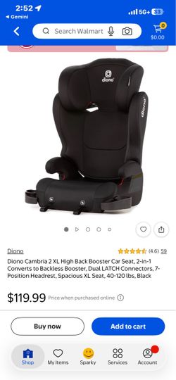 Diono Cambria 2 XL High Back Booster Car Seat