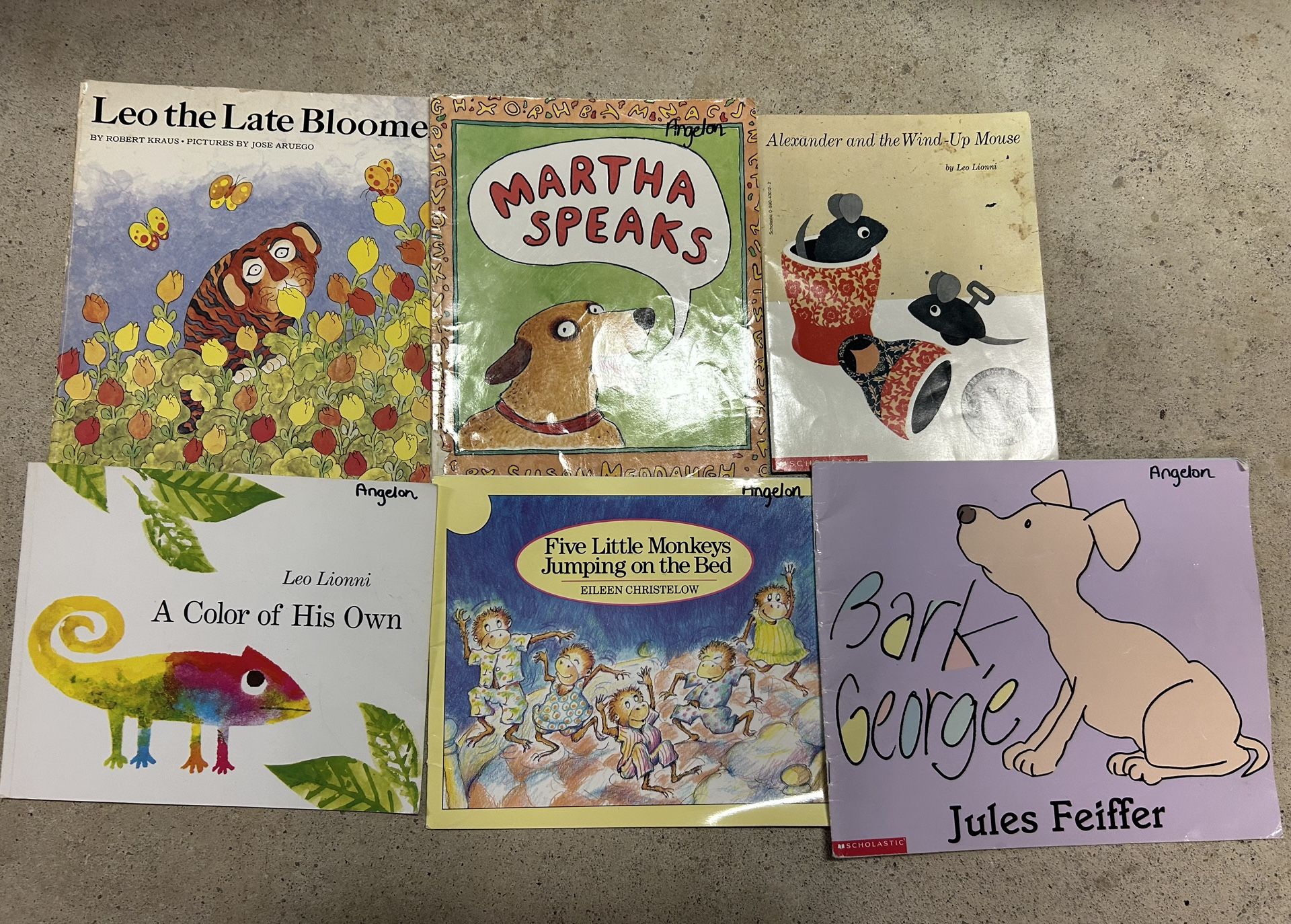Children's fictional books lot of 6