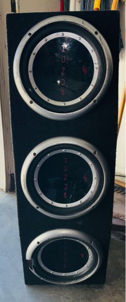 Rockford Fosgate Punch Triple Subwoofer Box