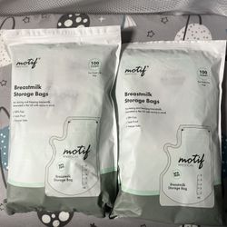 Motif Milk Storage Bags