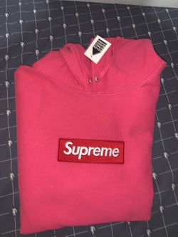 Supreme Box Logo Hooded Sweatshirt Magenta (FW25) Size: Medium