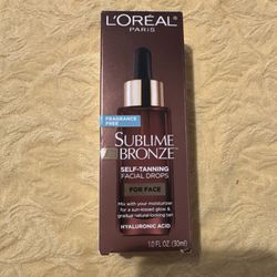 L'Oreal Sublime Bronze Self-Tanning Facial Drops Fragrance Free - 1.0 FL OZ