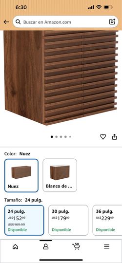 Armario flotante para baño