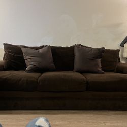 Sofa And Loveseat Chocolate Brown
