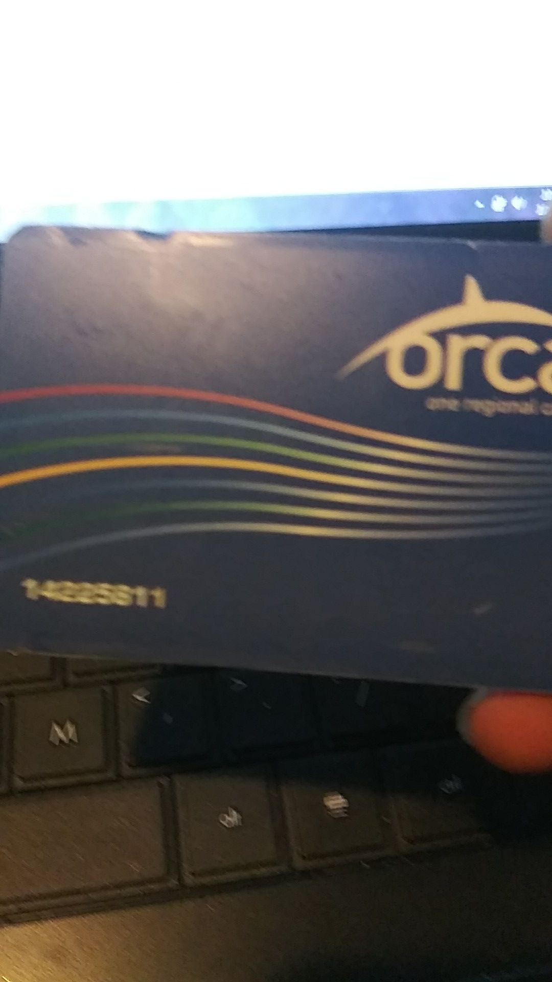 ORCA CARD 77$ ON IT