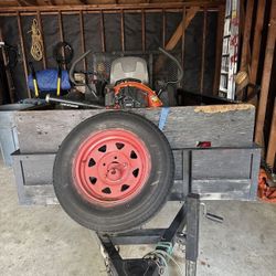 Husqvarna 48in Zero Turn And Trailer