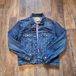 Vintage Ralph Lauren Mens Faded Denim Jacket Trucker 