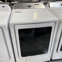 Samsung White 7.4 Cu. Ft. Electric Dryer With Steam Sanitize+