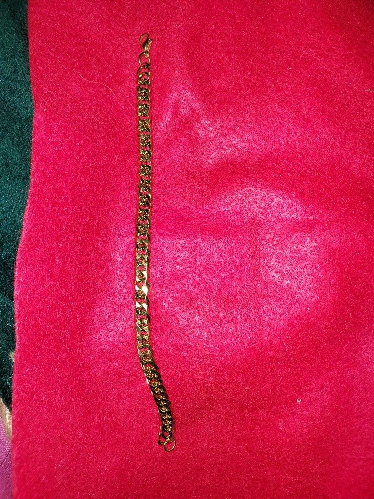 Mens Curb Bracelet