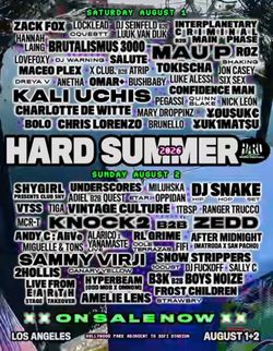 $170 HARD SUMMER SUNDAY GA