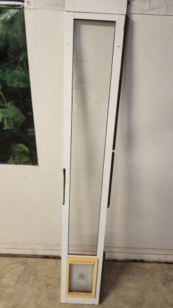 Dog door for sliding glass door