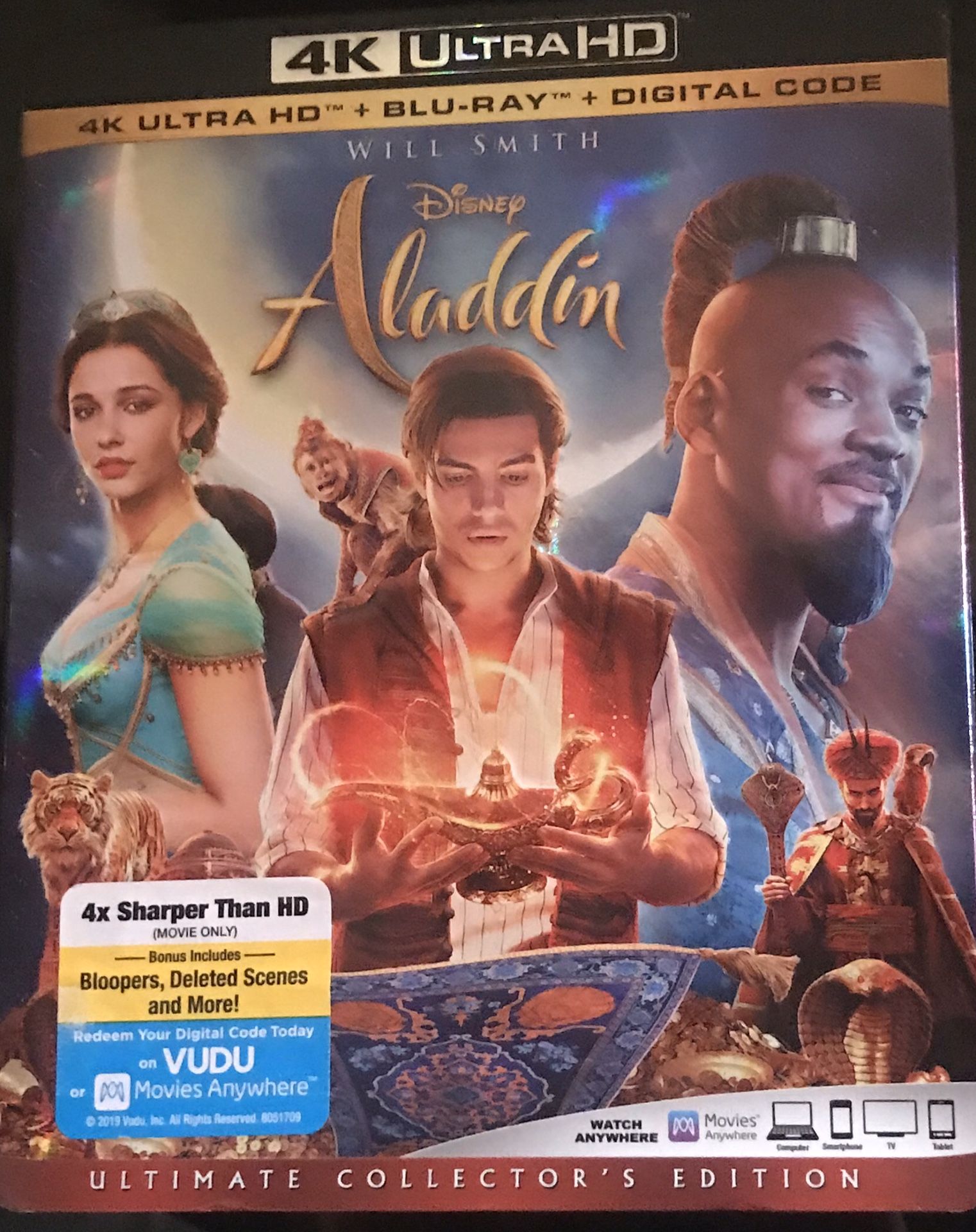 Aladdin (2019) 4K + Blu-ray combo pack