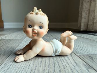 Vintage Mid Century “Piano Baby” Porcelain Figurine