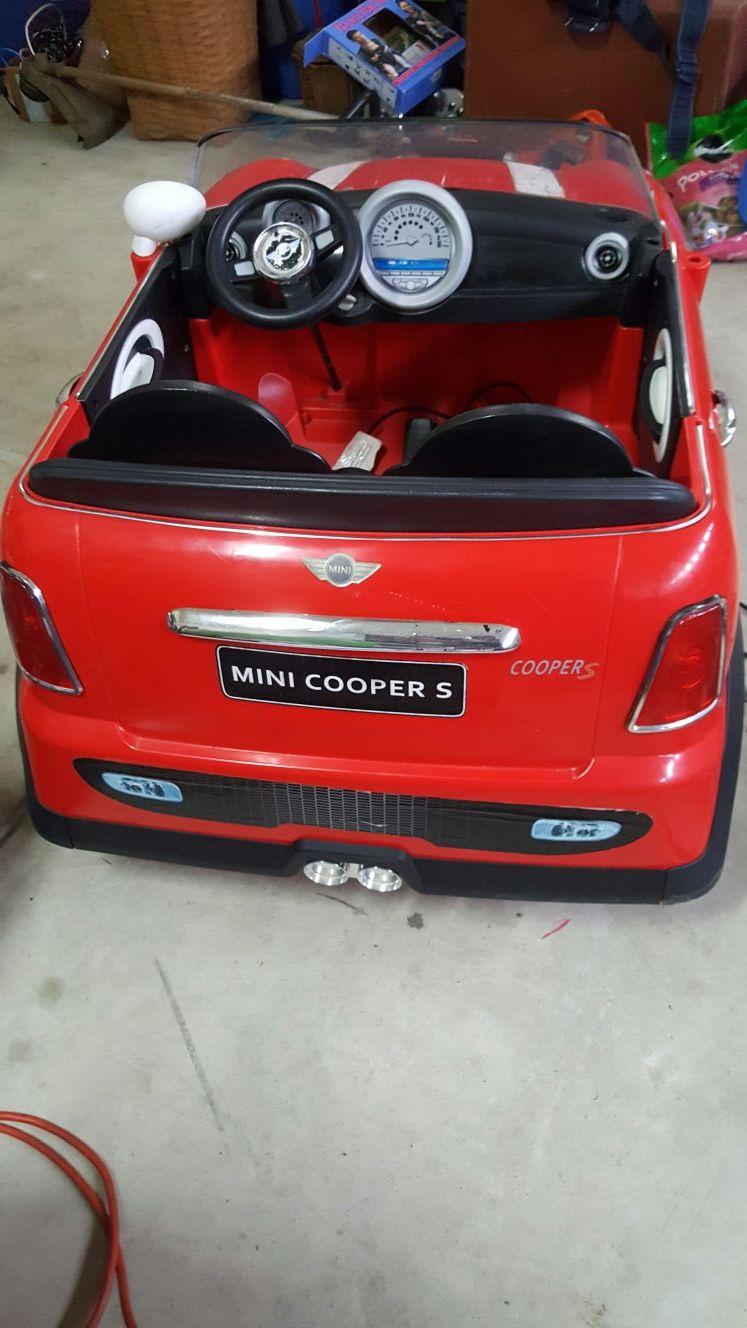 Mini cooper ride on 2024 car 2 seater